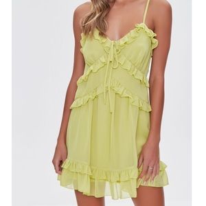 Forever 21 Ruffled Mini Dress